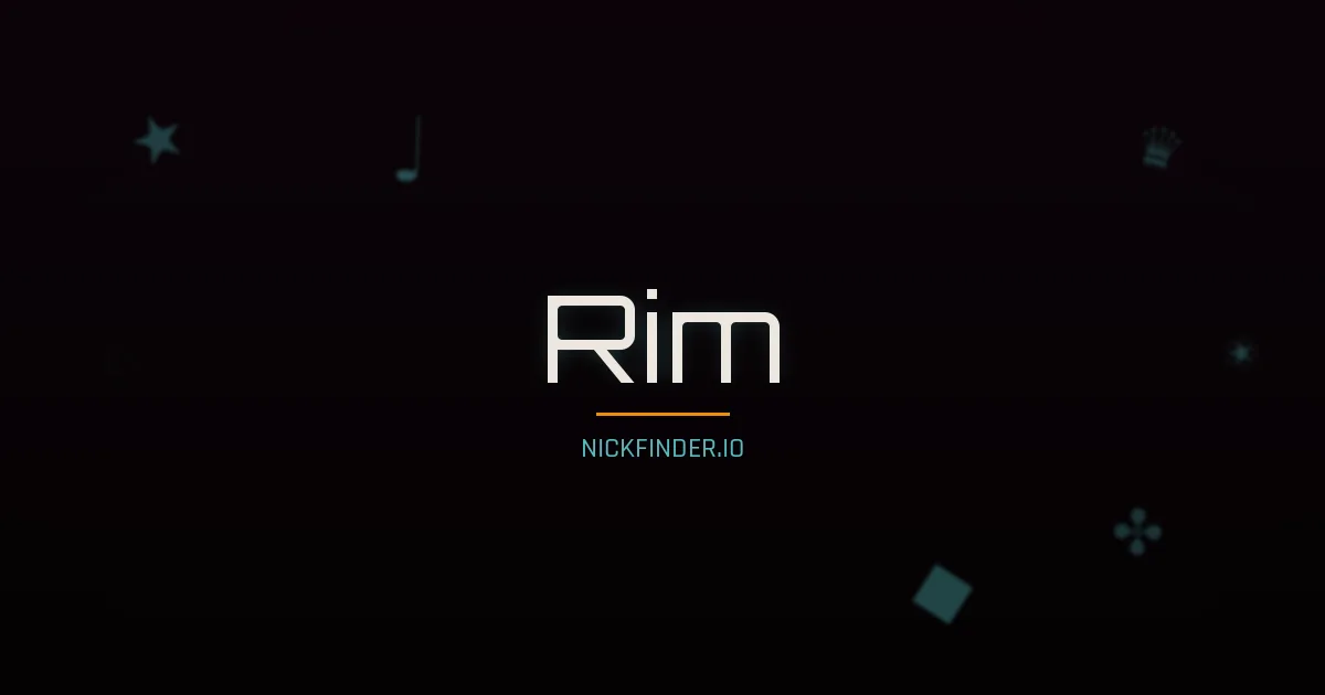 Rim name meaning Noble one — Arabic origin | NickFinder.io