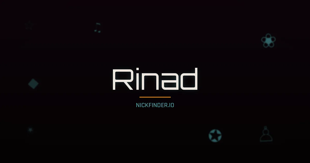 Rinad name meaning Prosperous — Arabic origin | NickFinder.io