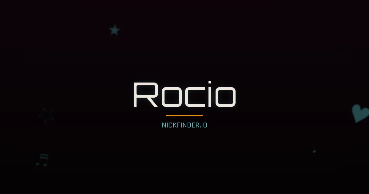 Rocio name meaning Justo — Spanish origin | NickFinder.io