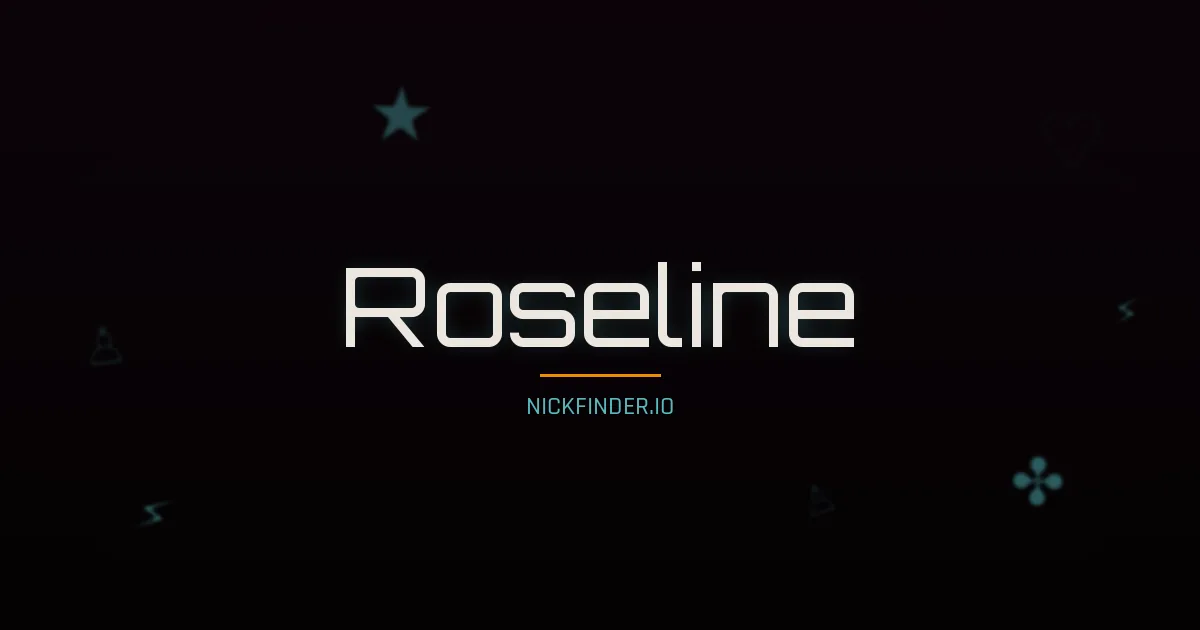 Roseline name meaning Libre — French origin | NickFinder.io