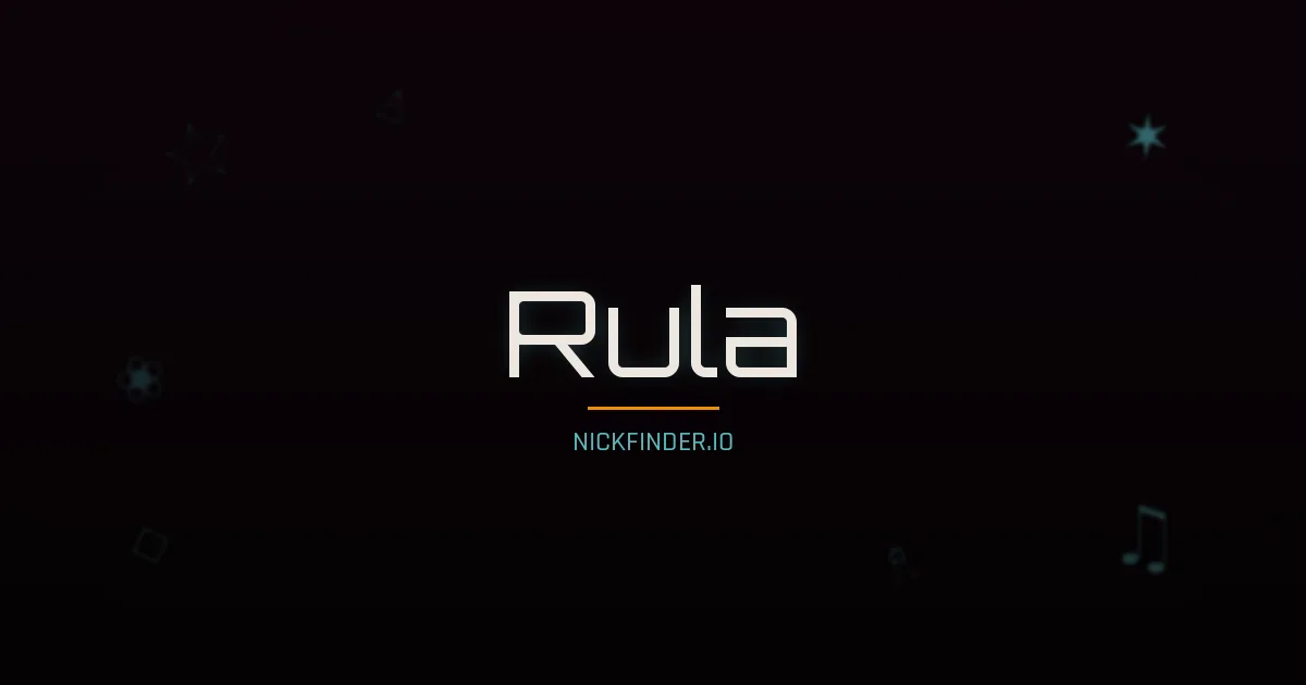 Rula name meaning Blessed — Arabic origin | NickFinder.io