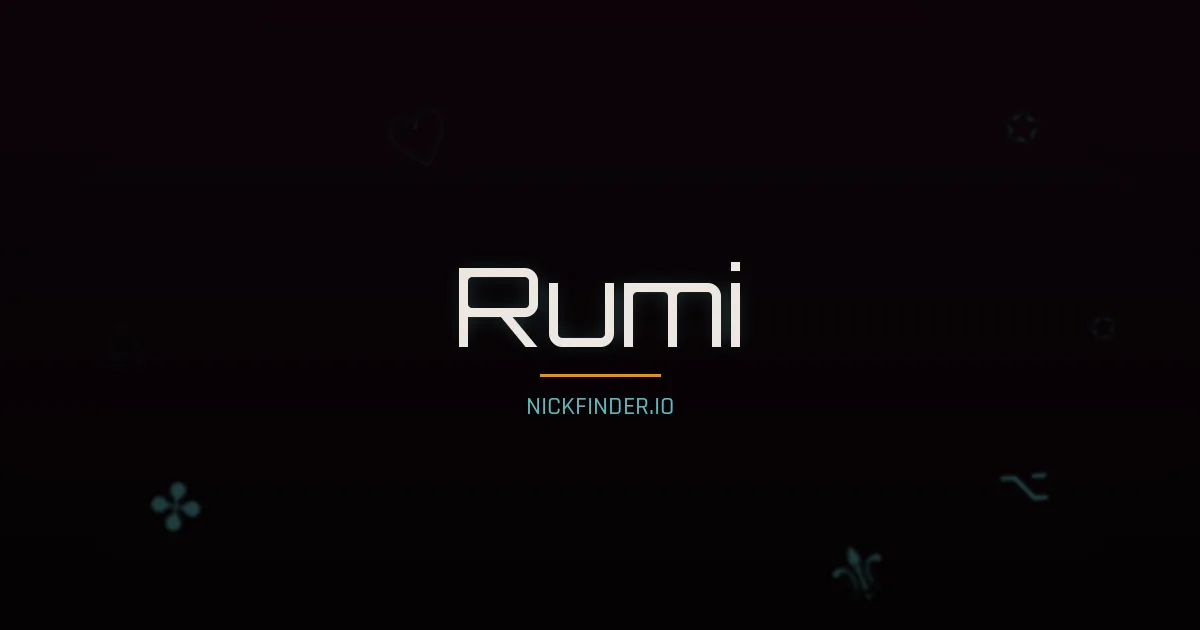 Rumi name meaning Moonlit path — Japanese origin | NickFinder.io