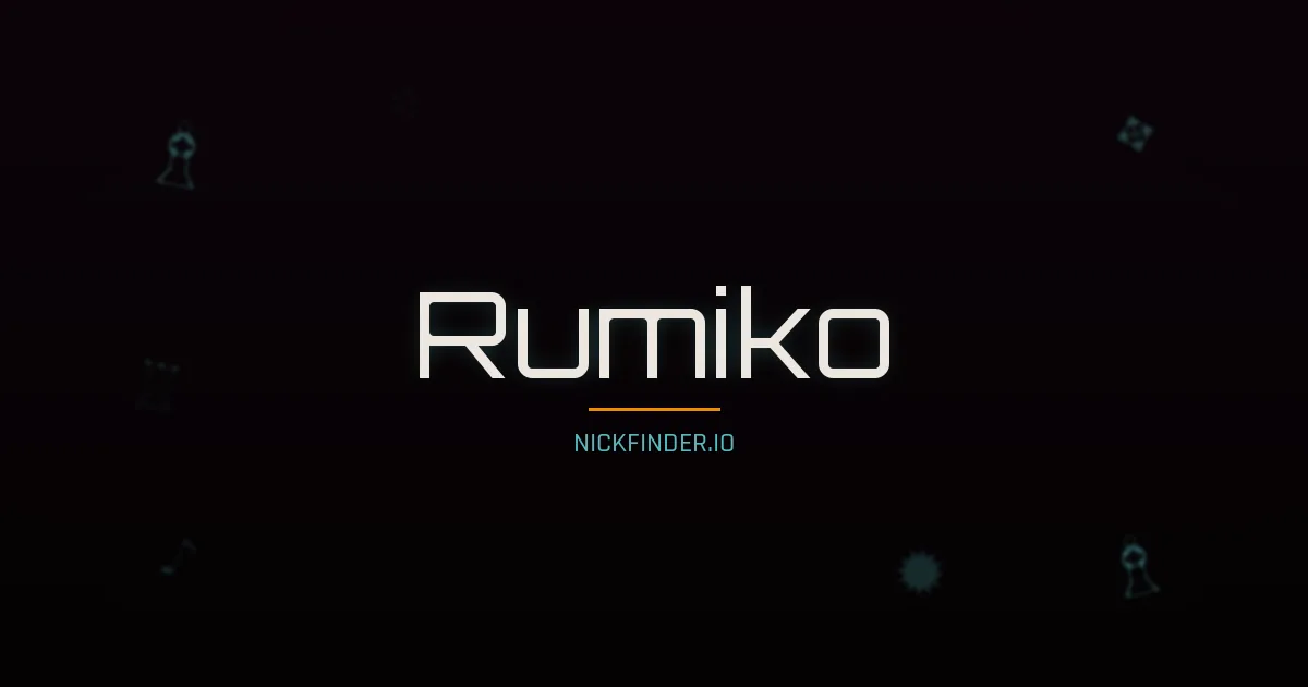 Rumiko name meaning Brave spirit — Japanese origin | NickFinder.io