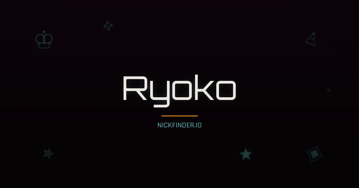 Ryoko name meaning Refreshing child — Japanese origin | NickFinder.io
