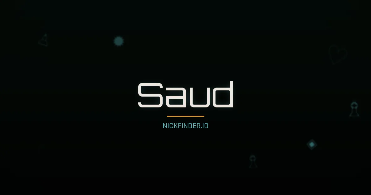 Saud name meaning Generous — Arabic origin | NickFinder.io