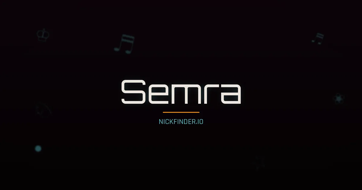 Semra name meaning Gracious — Turkish origin | NickFinder.io