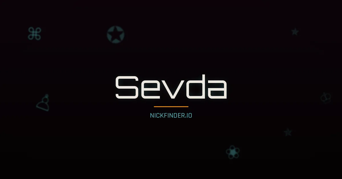 Sevda name meaning Pure heart — Turkish origin | NickFinder.io