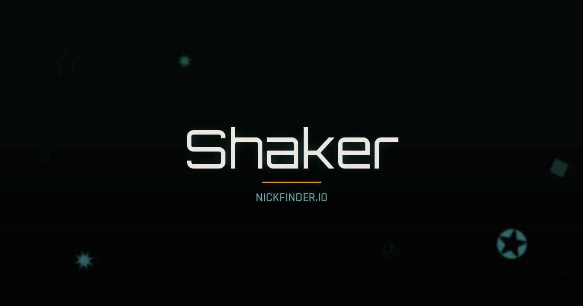 Shaker name meaning Prosperous — Arabic origin | NickFinder.io