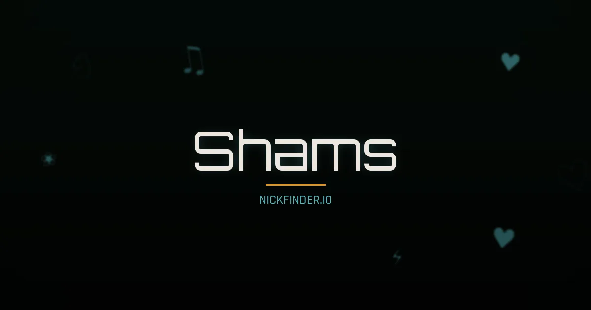 Shams name meaning Blessed — Arabic origin | NickFinder.io