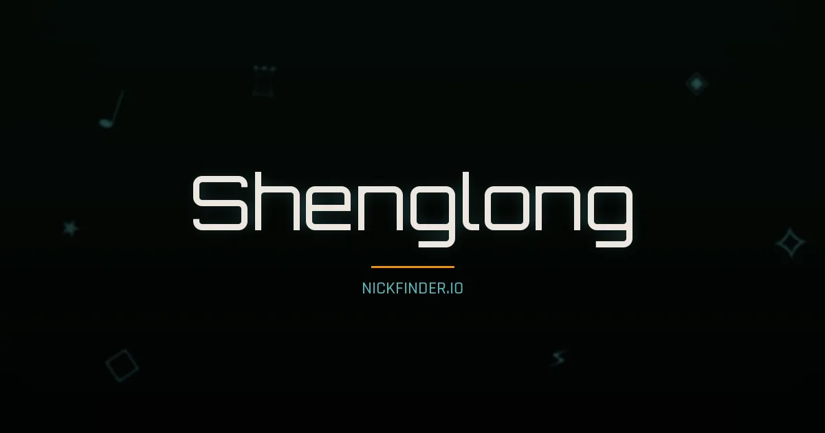 Shenglong name meaning Swift wind — Chinese origin | NickFinder.io