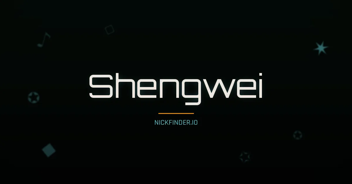 Shengwei name meaning Brave heart — Chinese origin | NickFinder.io