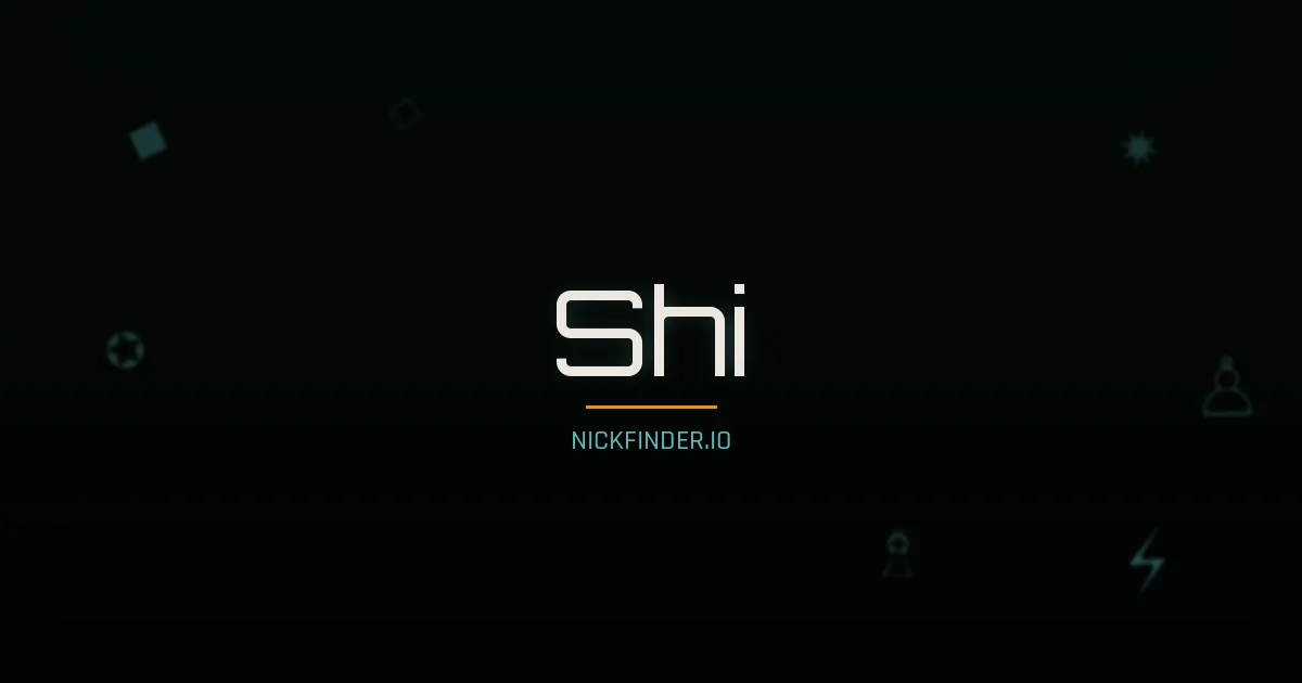 Shi name meaning Generation, era — Chinese origin | NickFinder.io
