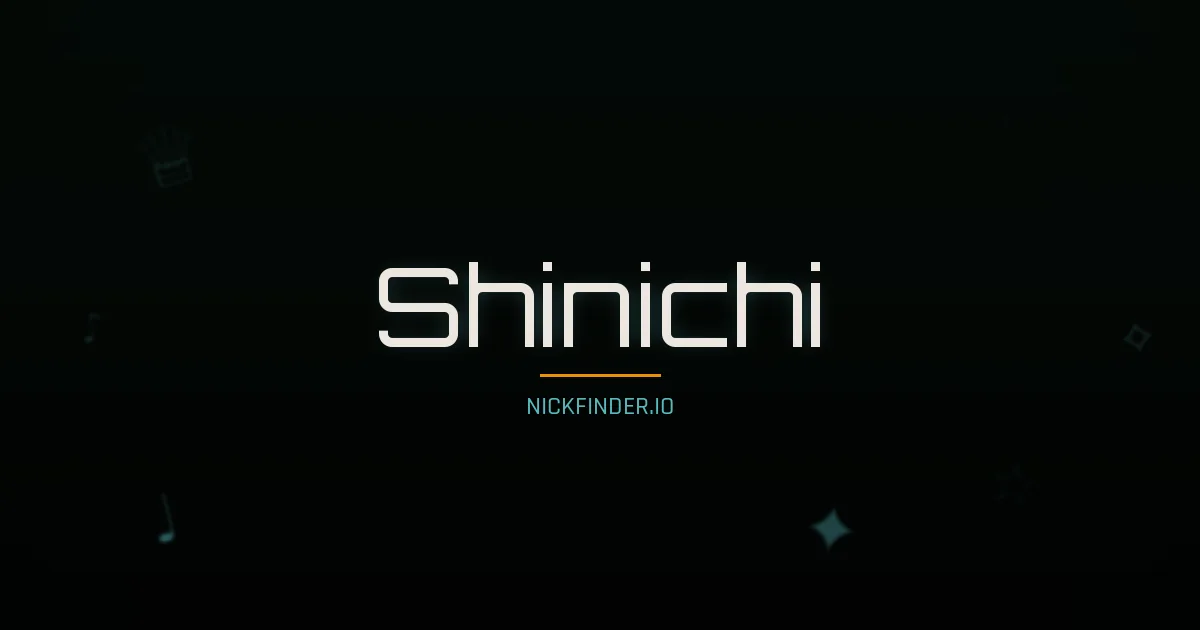 Shinichi name meaning Bright radiance — Japanese origin | NickFinder.io
