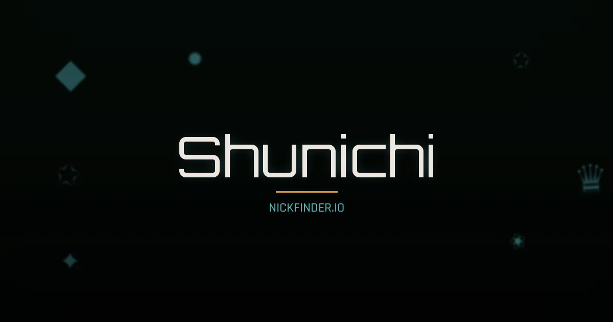 Shunichi name meaning Pure snow — Japanese origin | NickFinder.io