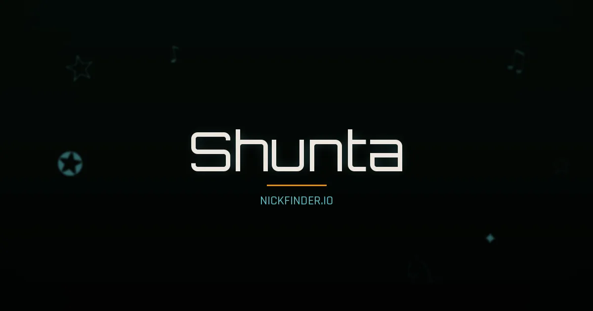 Shunta name meaning Peaceful heart — Japanese origin | NickFinder.io