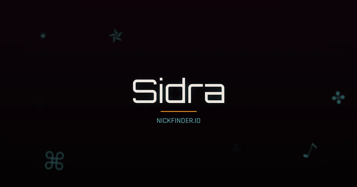 Sidra name meaning Prosperous — Arabic origin | NickFinder.io