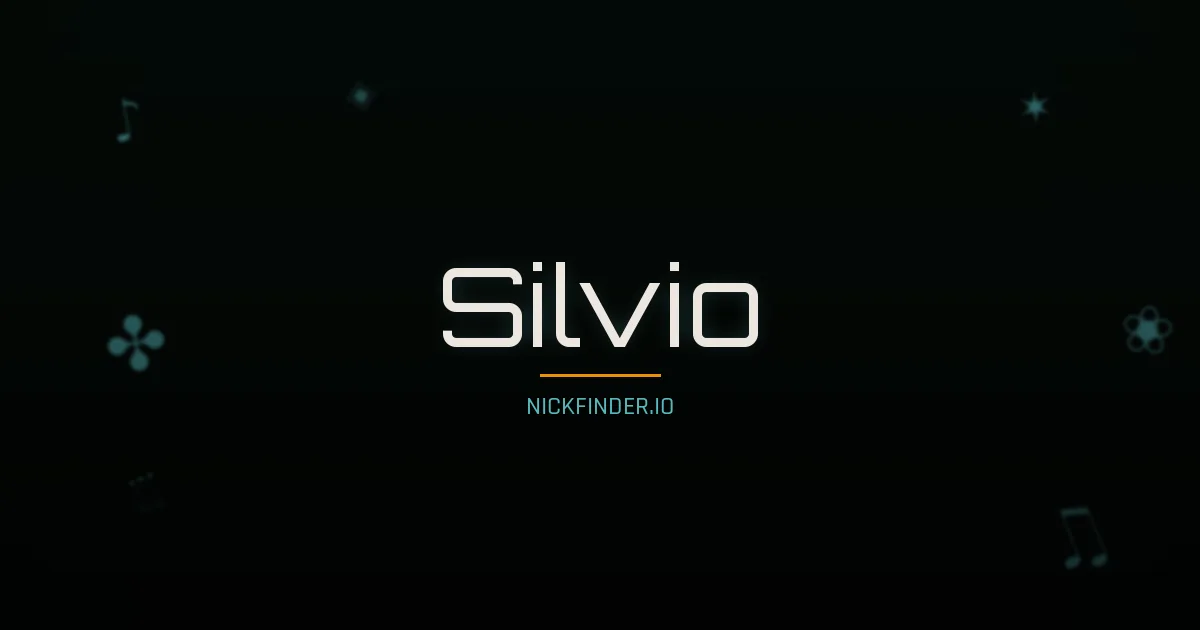 Silvio name meaning Justo — Spanish / Italian / Portuguese origin | NickFinder.io