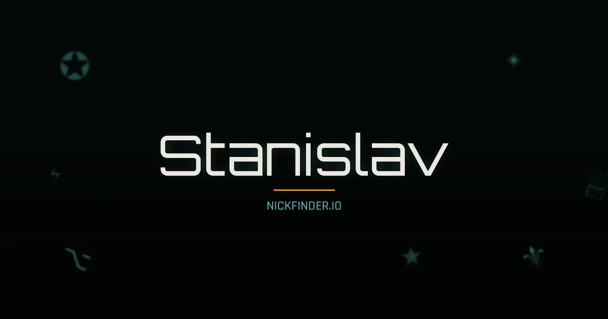 Stanislav name meaning Victorious — Russian origin | NickFinder.io