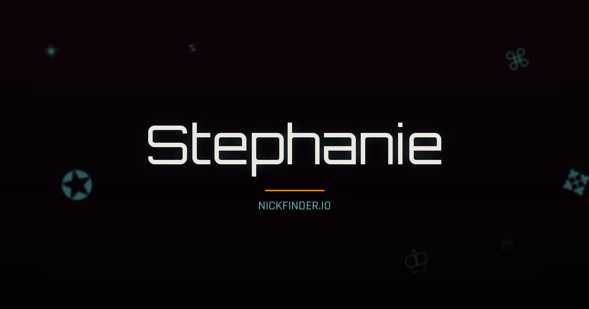 Stephanie name meaning Crown — French origin | NickFinder.io