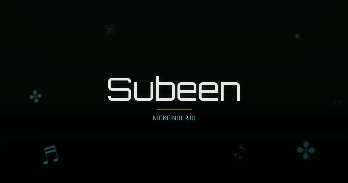 Subeen name meaning Pure light — Korean origin | NickFinder.io