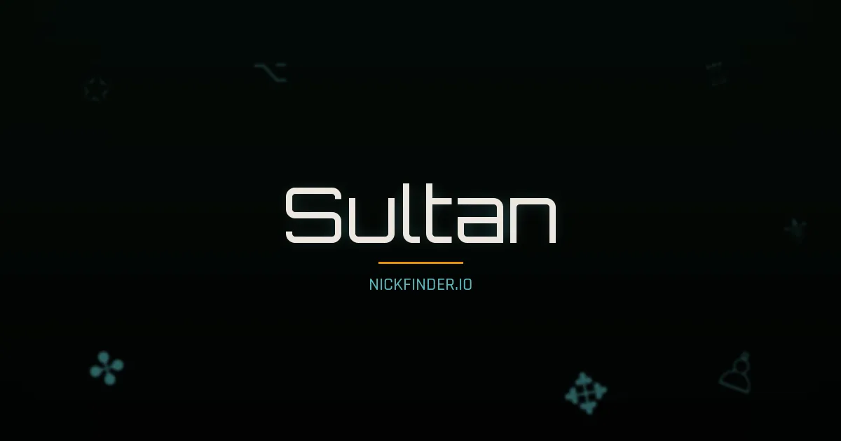 Sultan name meaning Brave heart — Arabic origin | NickFinder.io