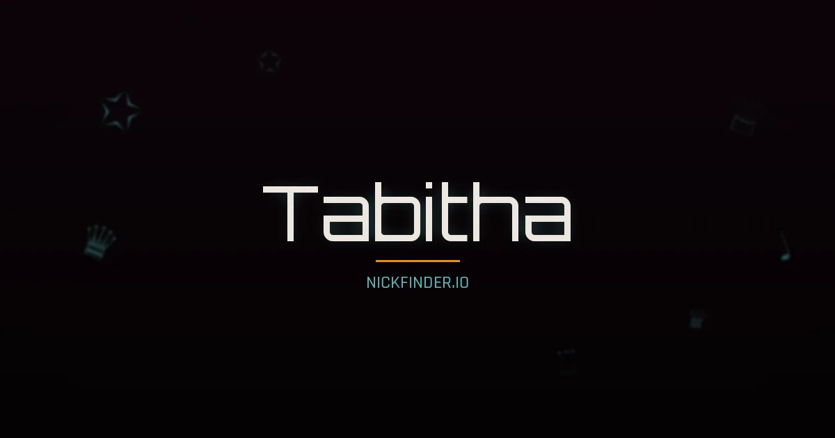 Tabitha name meaning Peaceful — English origin | NickFinder.io