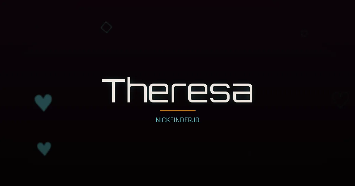 Theresa name meaning God's grace — German origin | NickFinder.io