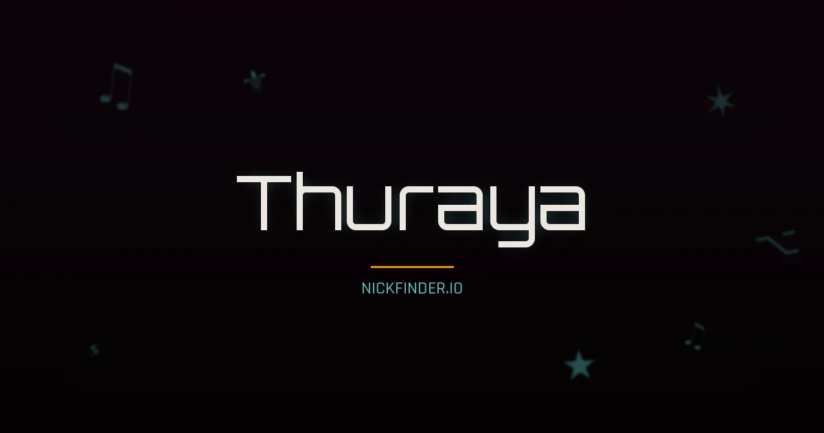 Thuraya name meaning Generous — Arabic origin | NickFinder.io