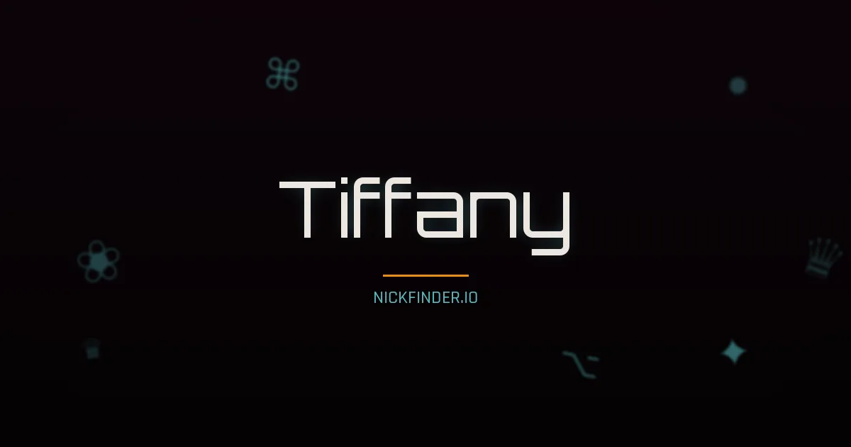 Tiffany name meaning Noble heart — Korean origin | NickFinder.io