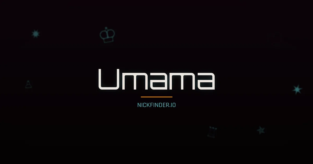Umama name meaning Divine — Arabic origin | NickFinder.io