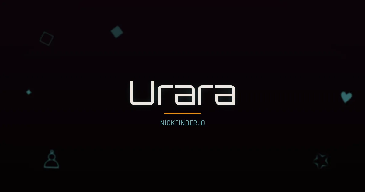 Urara name meaning Peaceful heart — Japanese origin | NickFinder.io