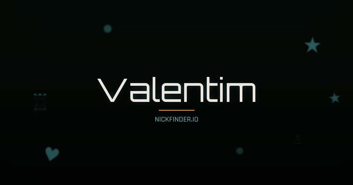 Valentim name meaning Prosperous — Portuguese origin | NickFinder.io