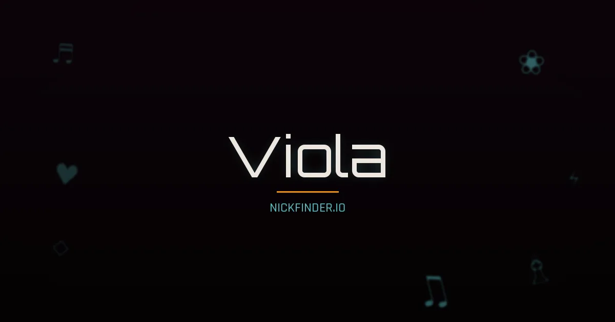 Viola name meaning Eternal — Italian origin | NickFinder.io