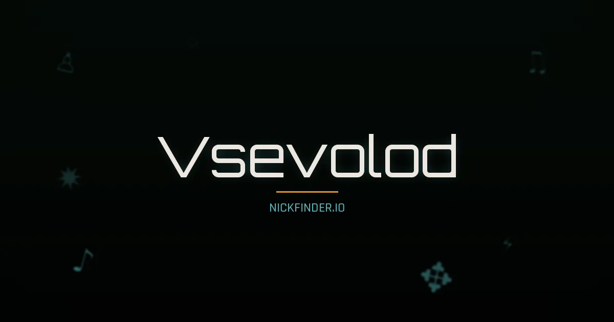 Vsevolod name meaning Radiant — Russian origin | NickFinder.io