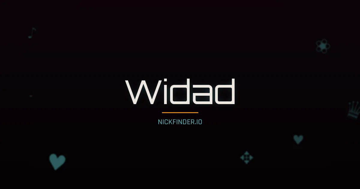 Widad name meaning Prosperous — Arabic origin | NickFinder.io