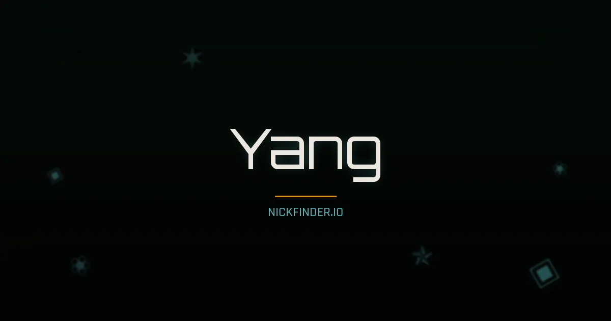 Yang name meaning Swift wind — Chinese origin | NickFinder.io