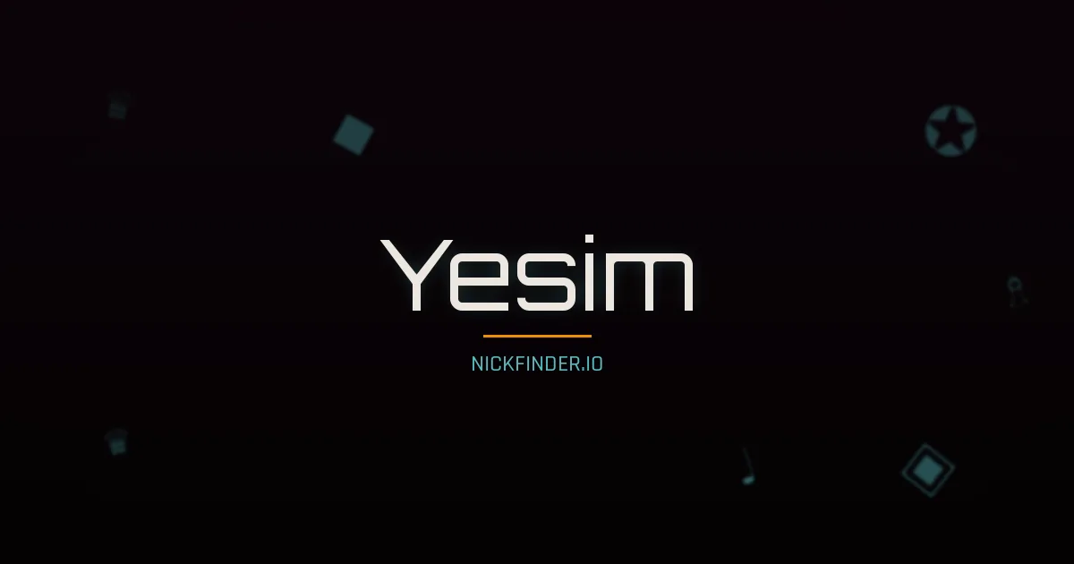 Yesim name meaning Victorious — Turkish origin | NickFinder.io
