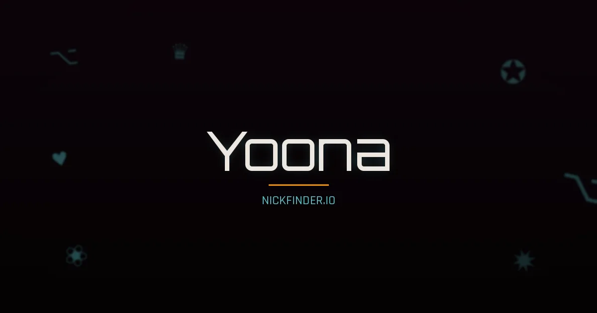 Yoona name meaning Noble heart — Korean origin | NickFinder.io