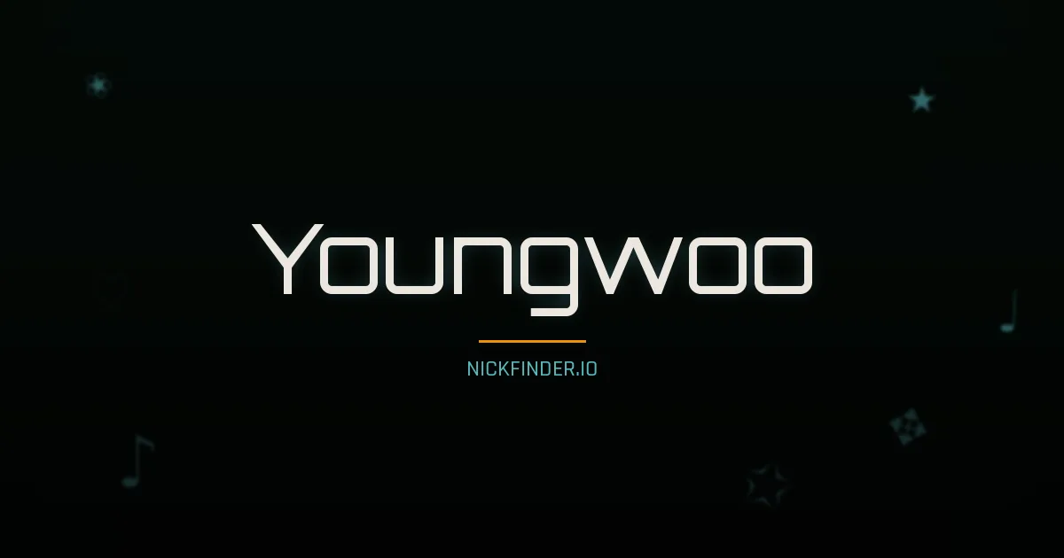Youngwoo name meaning Noble heart — Korean origin | NickFinder.io