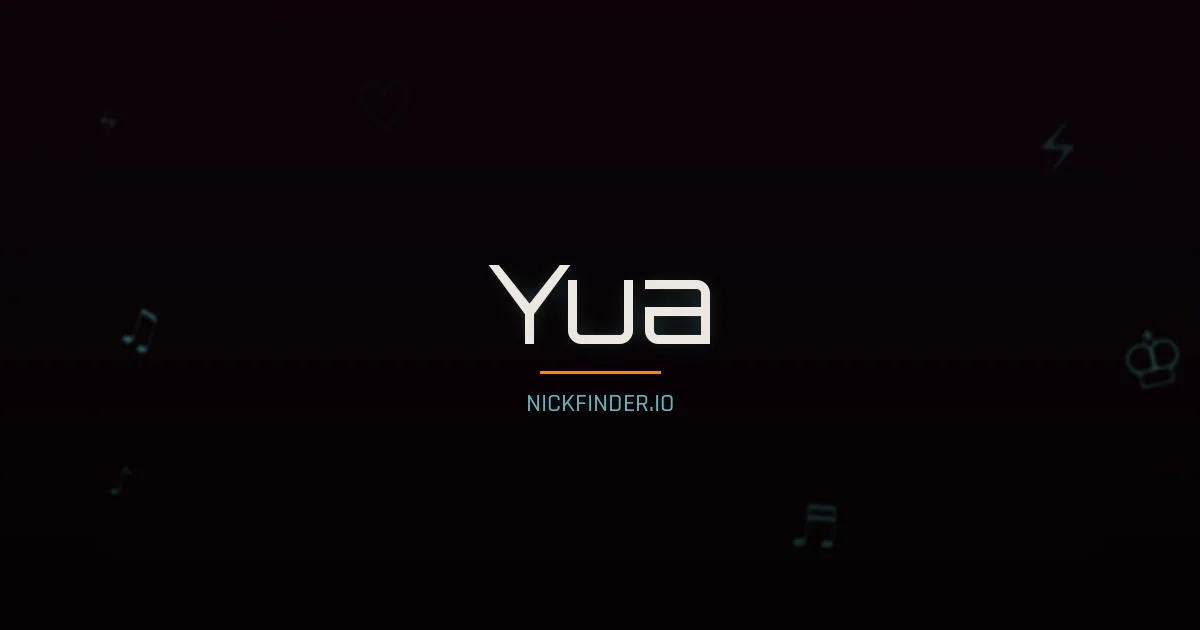 Yua name meaning Bind, gentle — Japanese origin | NickFinder.io