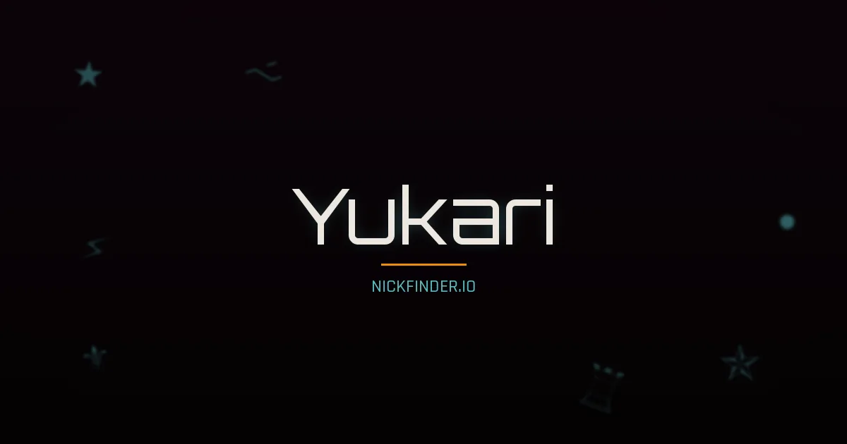 Yukari name meaning Pure snow — Japanese origin | NickFinder.io