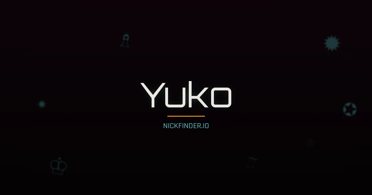 Yuko name meaning Gentle child — Japanese origin | NickFinder.io