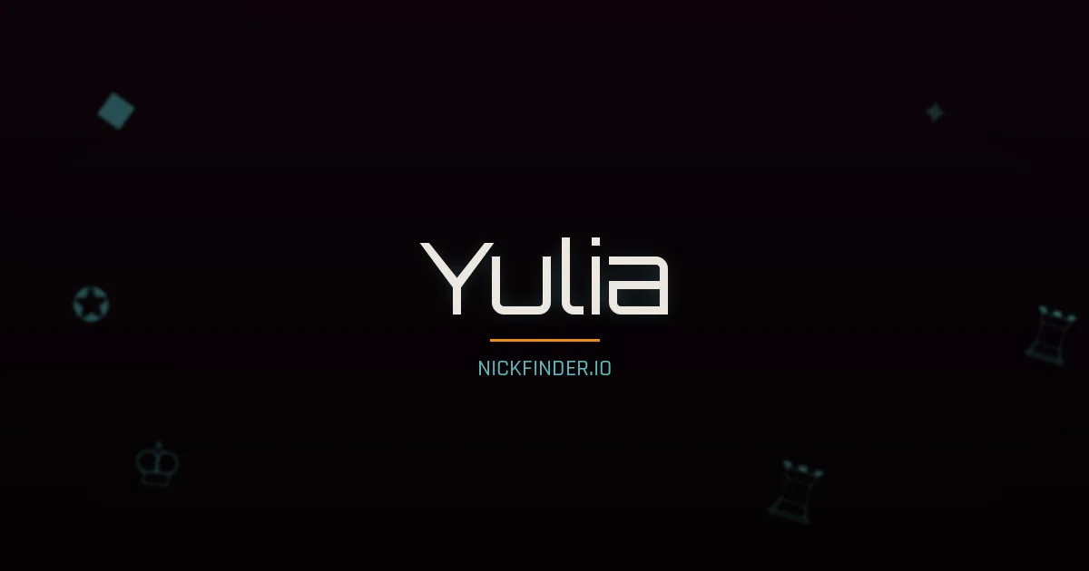 Yulia name meaning Pure heart — Russian origin | NickFinder.io