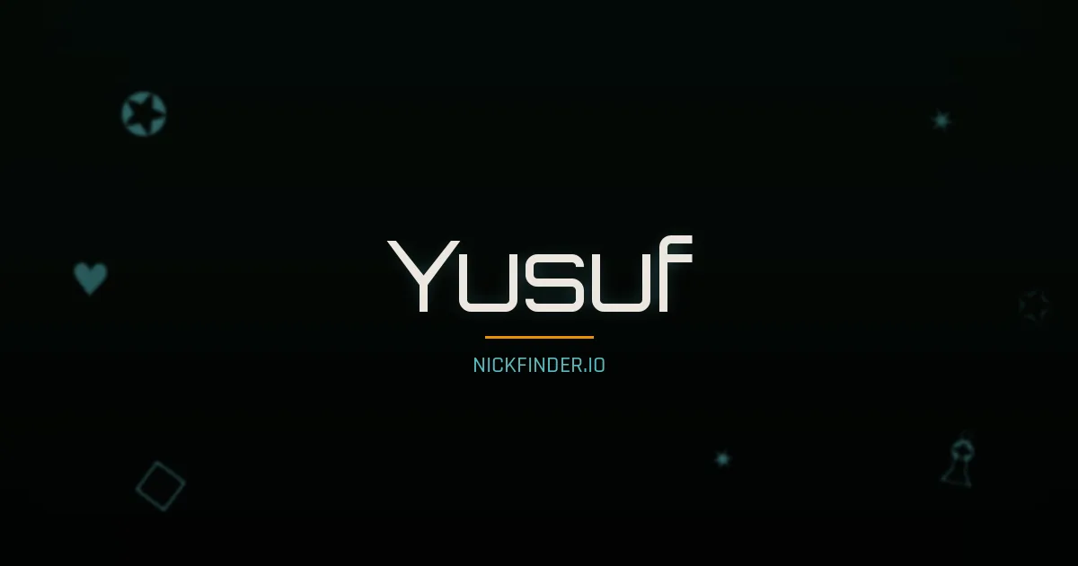 Yusuf name meaning Brave heart — Arabic / Turkish origin | NickFinder.io