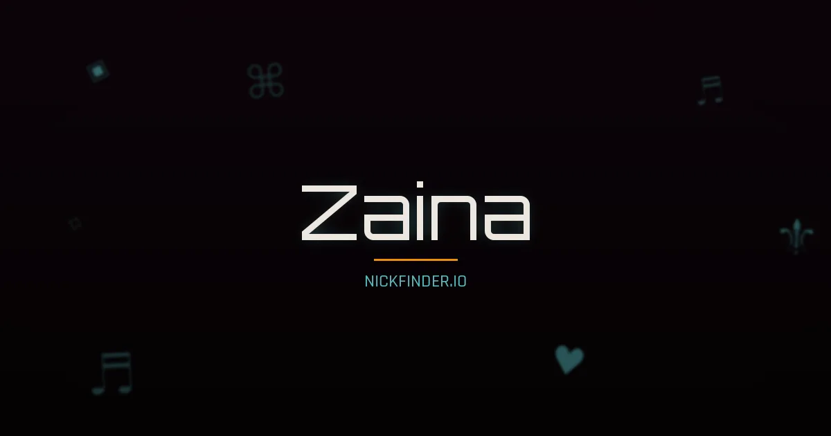 Zaina name meaning Brave heart — Arabic origin | NickFinder.io