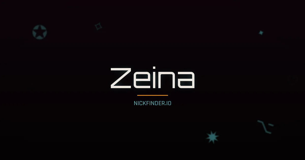 Zeina name meaning Brave heart — Arabic origin | NickFinder.io