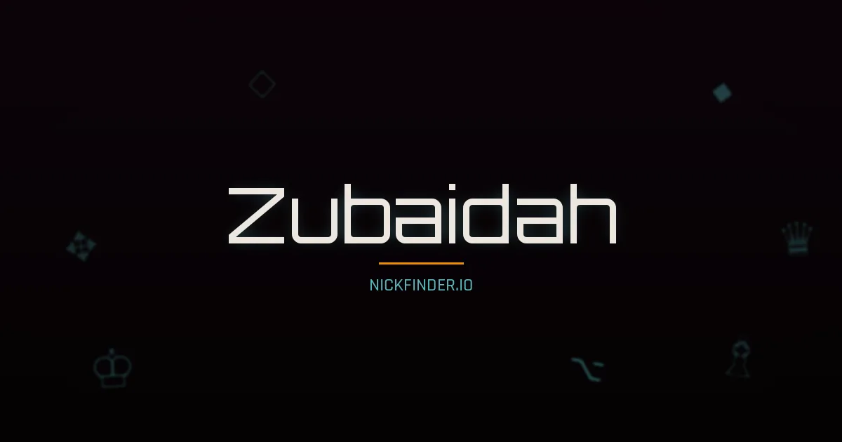 Zubaidah name meaning Generous — Arabic origin | NickFinder.io